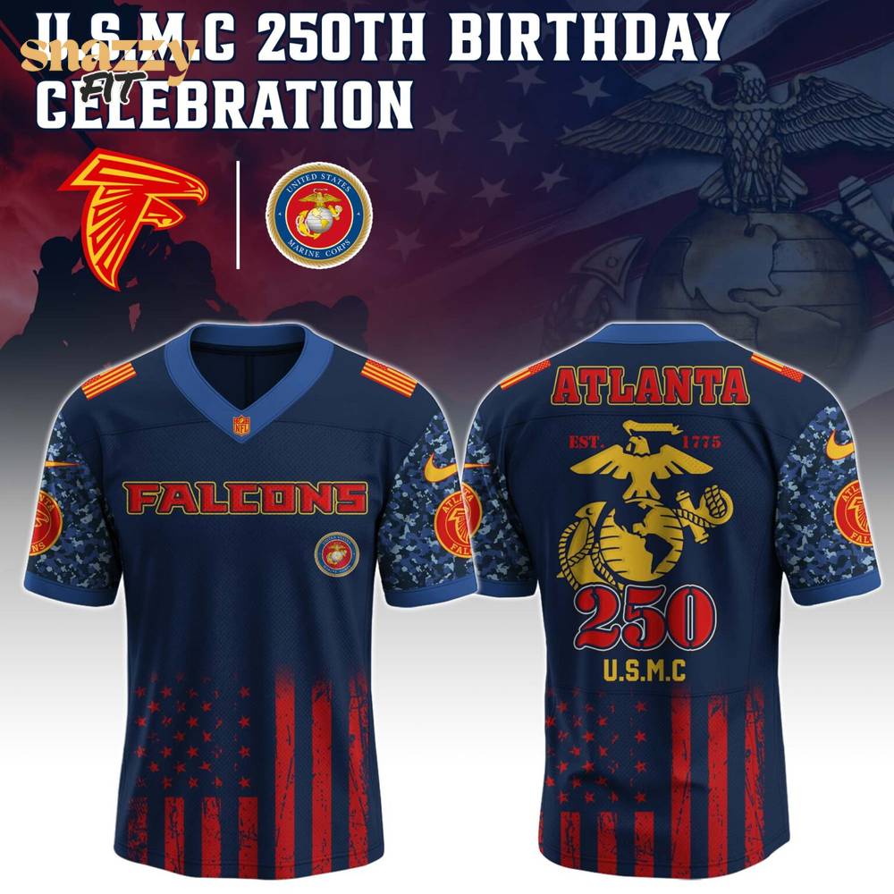 Atlanta Falcons US U.S.M.C 250th Birthday Limited Edition Jersey Atlanta Falcons US U.S.M.C 250th Birthday Limited Edition Jersey