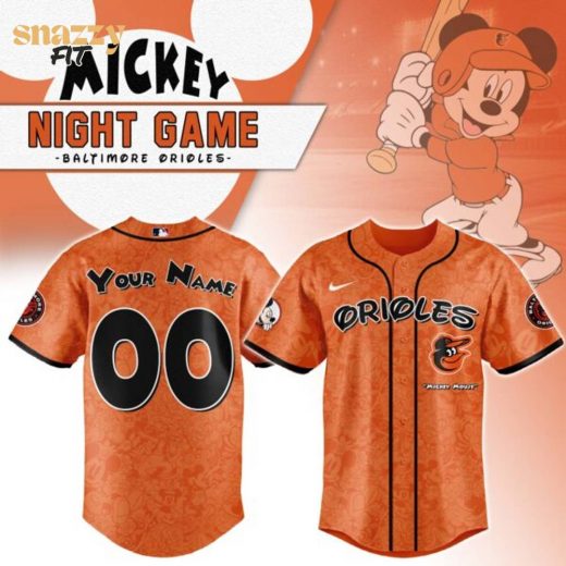 Baltimore Orioles Mickey Mouse Night Game Jersey