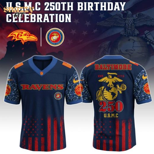 Baltimore Ravens US U.S.M.C 250th Birthday Limited Edition Jersey