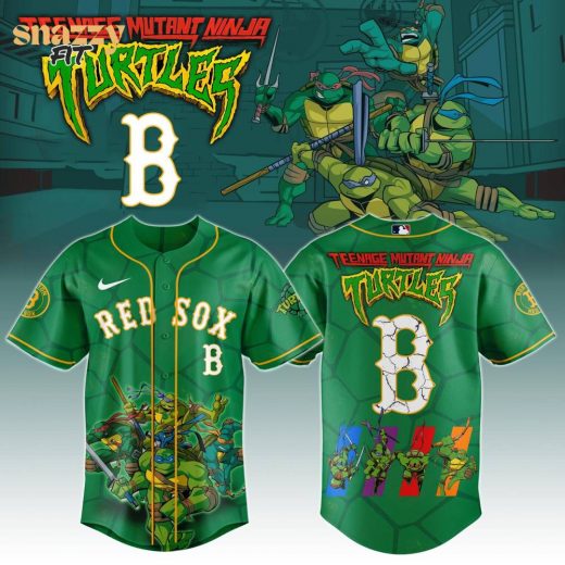 Boston Red Sox Ninja Turtles Limited Edition Jersey 2025