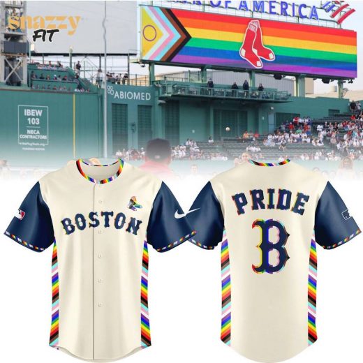 Boston Red Sox Special New Pride Logo Jersey