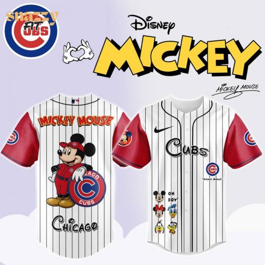 Chicago Cubs Mickey Mouse And Friends Jersey