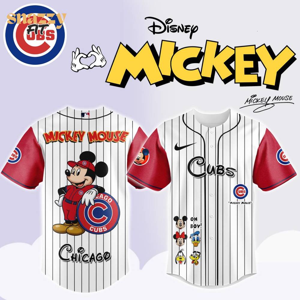 Chicago Cubs Mickey Mouse And Friends Jersey Chicago Cubs Mickey Mouse And Friends Jersey