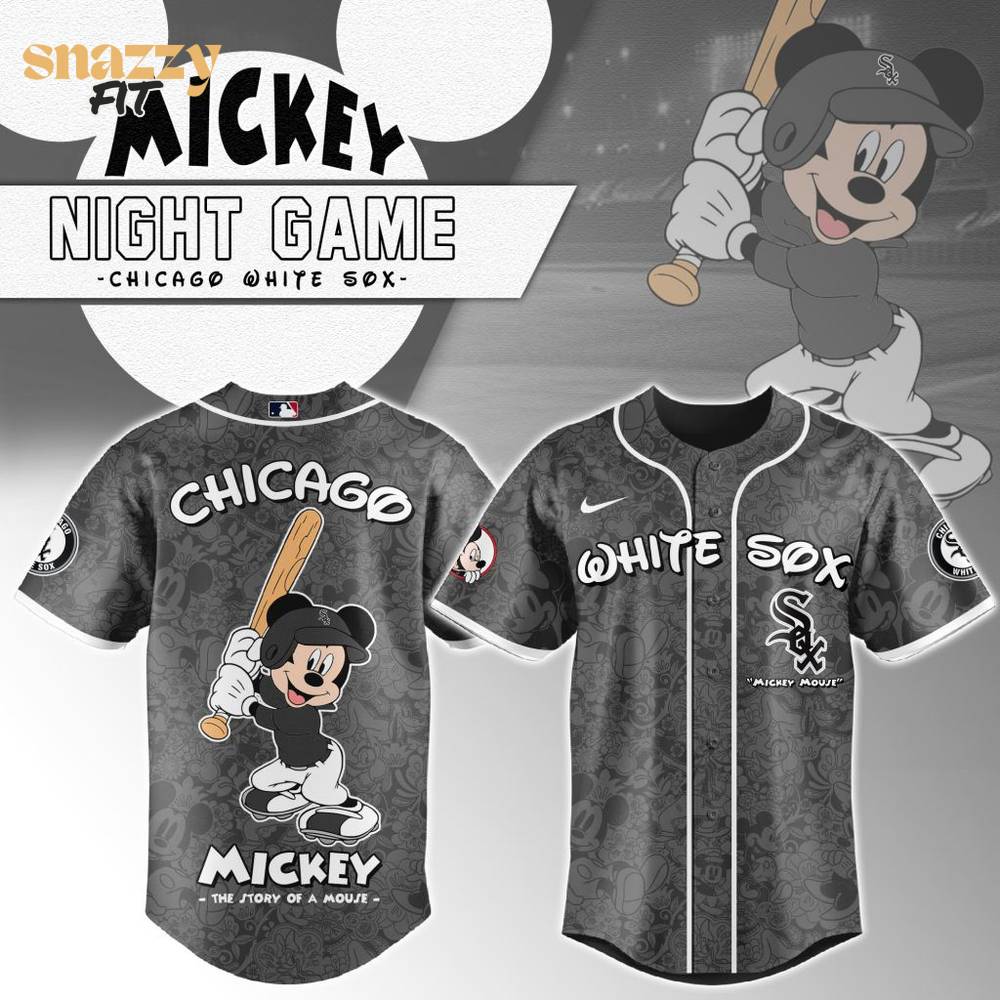 Chicago White Sox Mickey Mouse Jersey Chicago White Sox Mickey Mouse Jersey