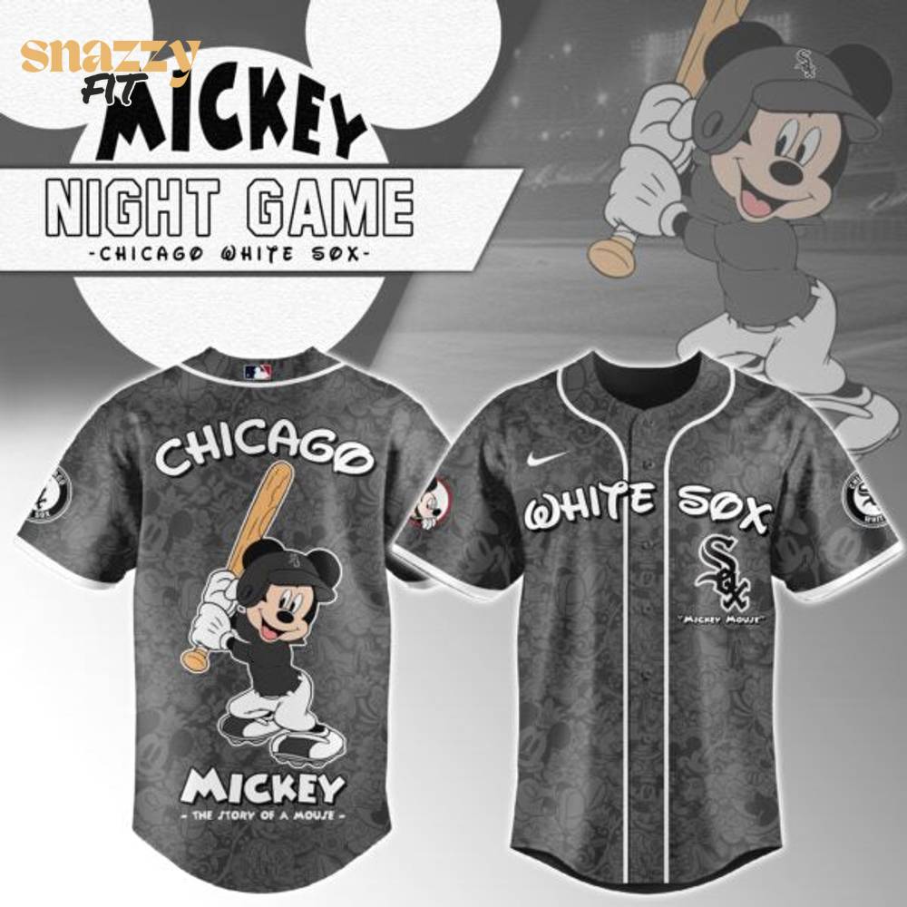 Chicago White Sox Mickey Mouse Night Game Jersey V2 Chicago White Sox Mickey Mouse Night Game Jersey V2