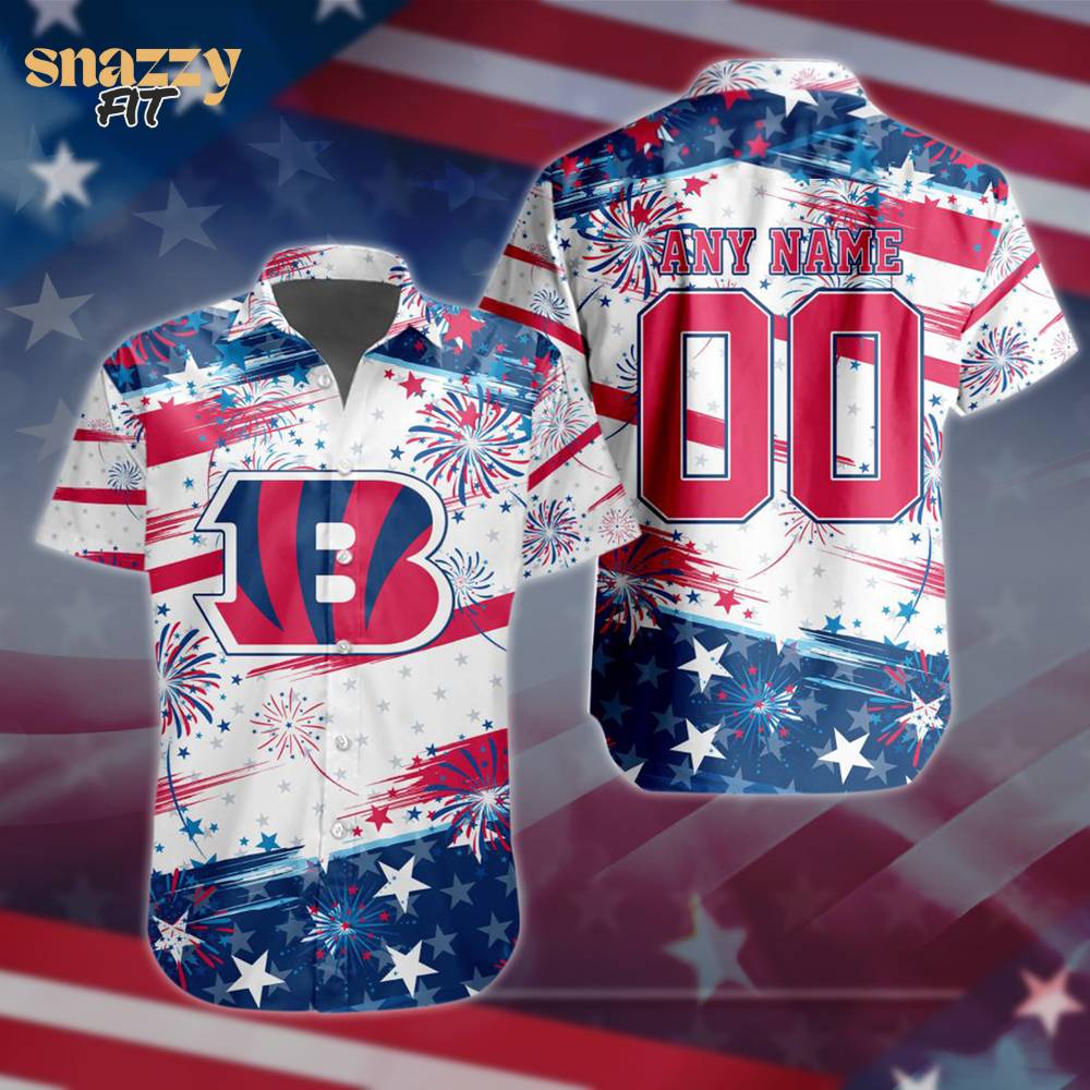 Cincinnati Bengals Special Independence Day 4th Of July Hawaiian Shirt Cincinnati Bengals Special Independence Day 4th Of July Hawaiian Shirt