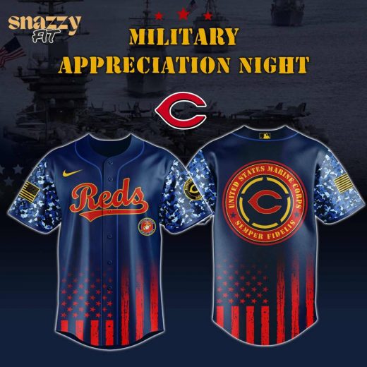 Cincinnati Reds Marine Corps Military Appreciation Night Jersey
