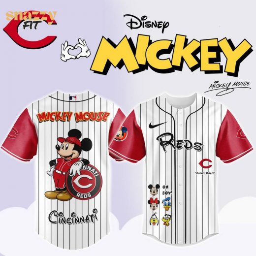 Cincinnati Reds Mickey Mouse And Friends Jersey