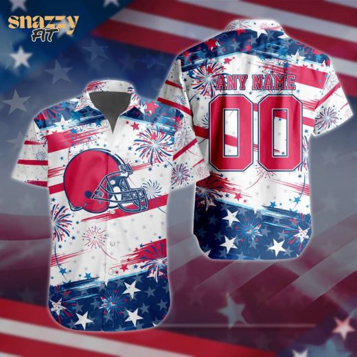 Cleveland Browns Special Independence Day 4th Of July Hawaiian Shirt
