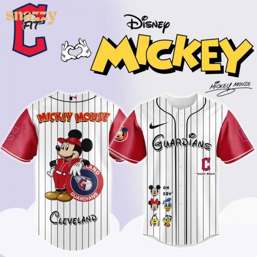 Cleveland Guardians Mickey Mouse And Friends Jersey