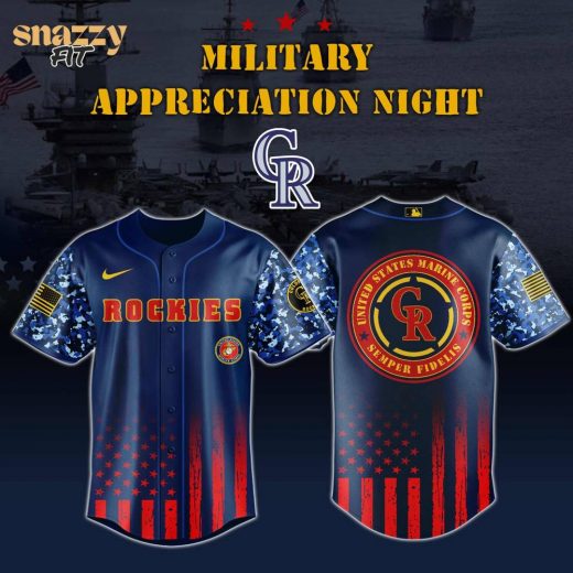 Colorado Rockies Marine Corps Military Appreciation Night Jersey