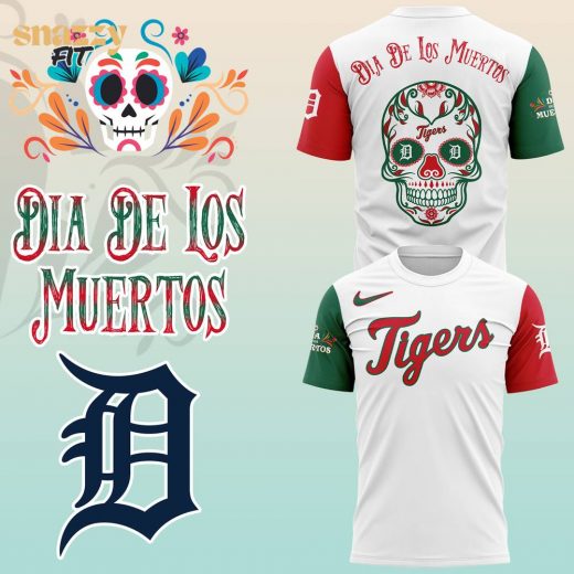 Detroit Tigers Dia De Los Muertor 2025 Hoodie