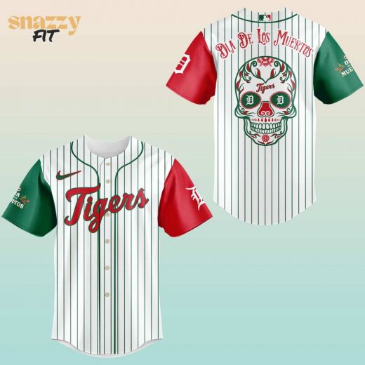 Detroit Tigers Dia De Los Muertor 2025 Jersey