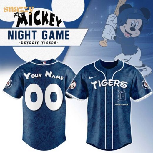 Detroit Tigers Mickey Mouse Night Game Jersey