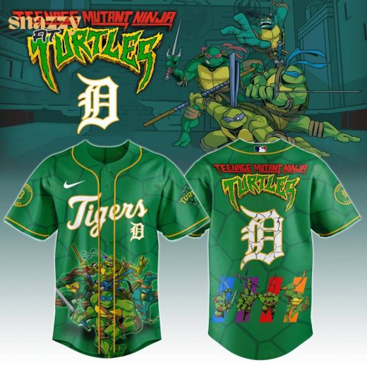 Detroit Tigers Ninja Turtles Limited Edition Jersey 2025