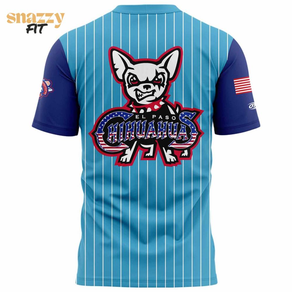 El Paso Locomotive FC Chihuahuas âStars & Stripesâ 2025 Special TShirt El Paso Locomotive FC Chihuahuas âStars & Stripesâ 2025 Special TShirt