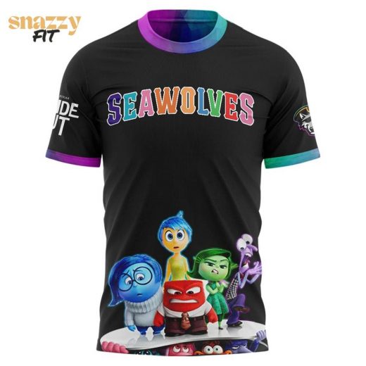 Erie SeaWolves Inside Out 2 New 2025 Tshirt