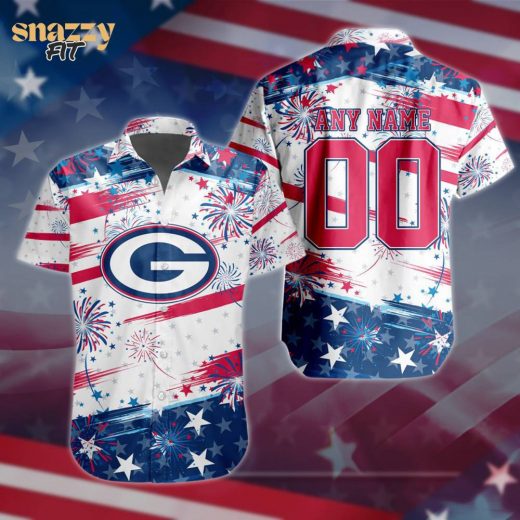 Green Bay Packers Special Independence Day 4th Of July Hawaiian Shirt