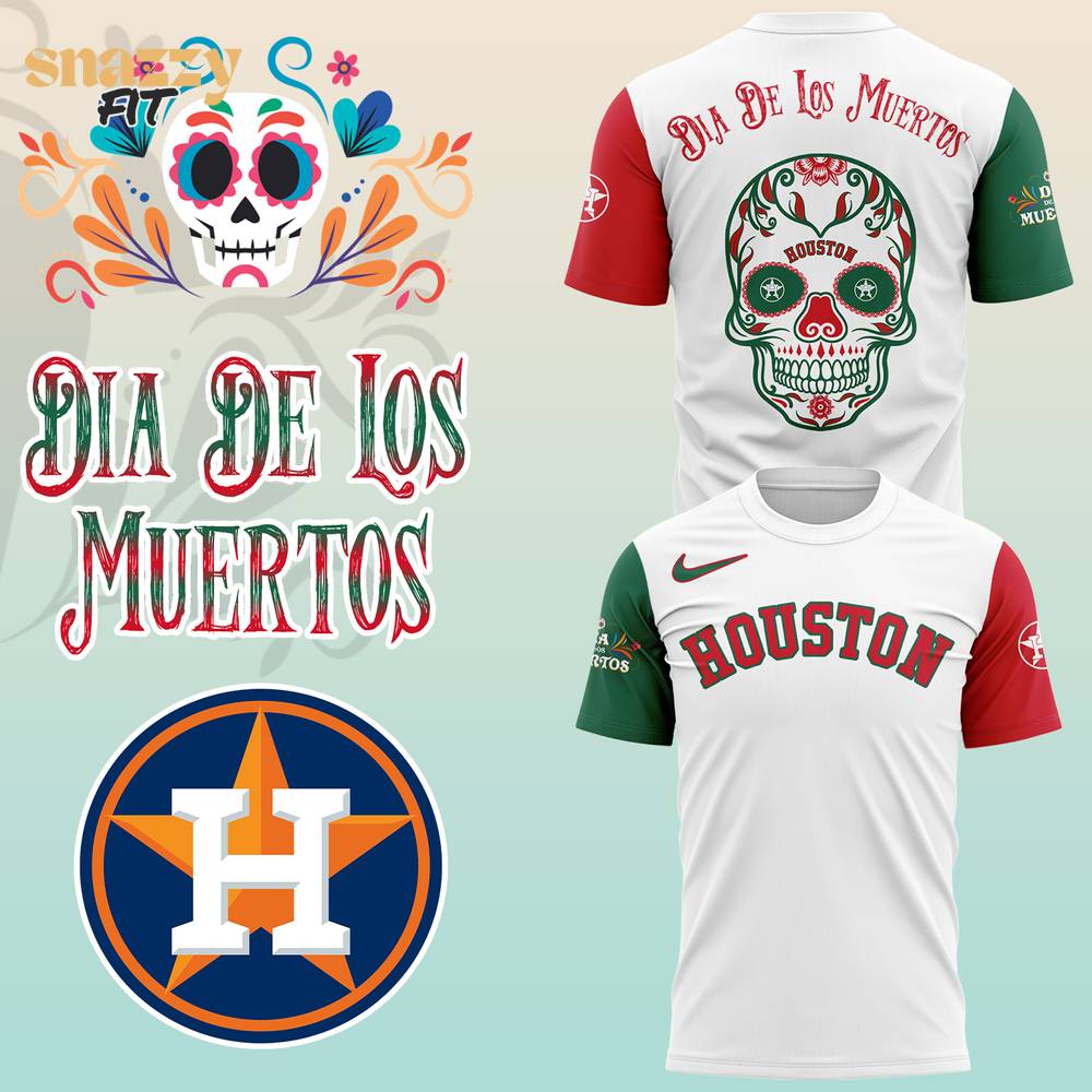 Houston Astros Dia De Los Muertor 2025 Tshirt Houston Astros Dia De Los Muertor 2025 Tshirt