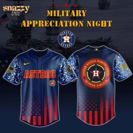 Houston Astros Marine Corps Military Appreciation Night Jersey