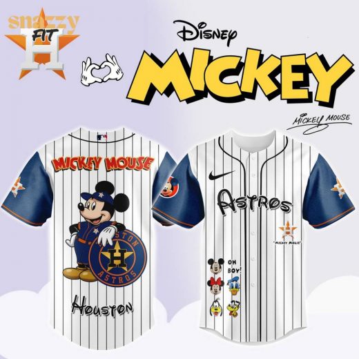 Houston Astros Mickey Mouse And Friends Jersey