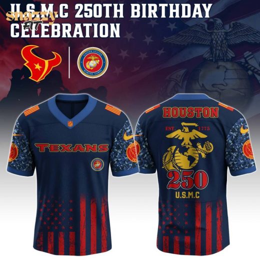 Houston Texans US U.S.M.C 250th Birthday Limited Edition Jersey