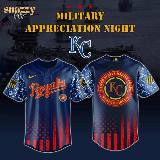 Kansas City Royals Marine Corps Military Appreciation Night Jersey