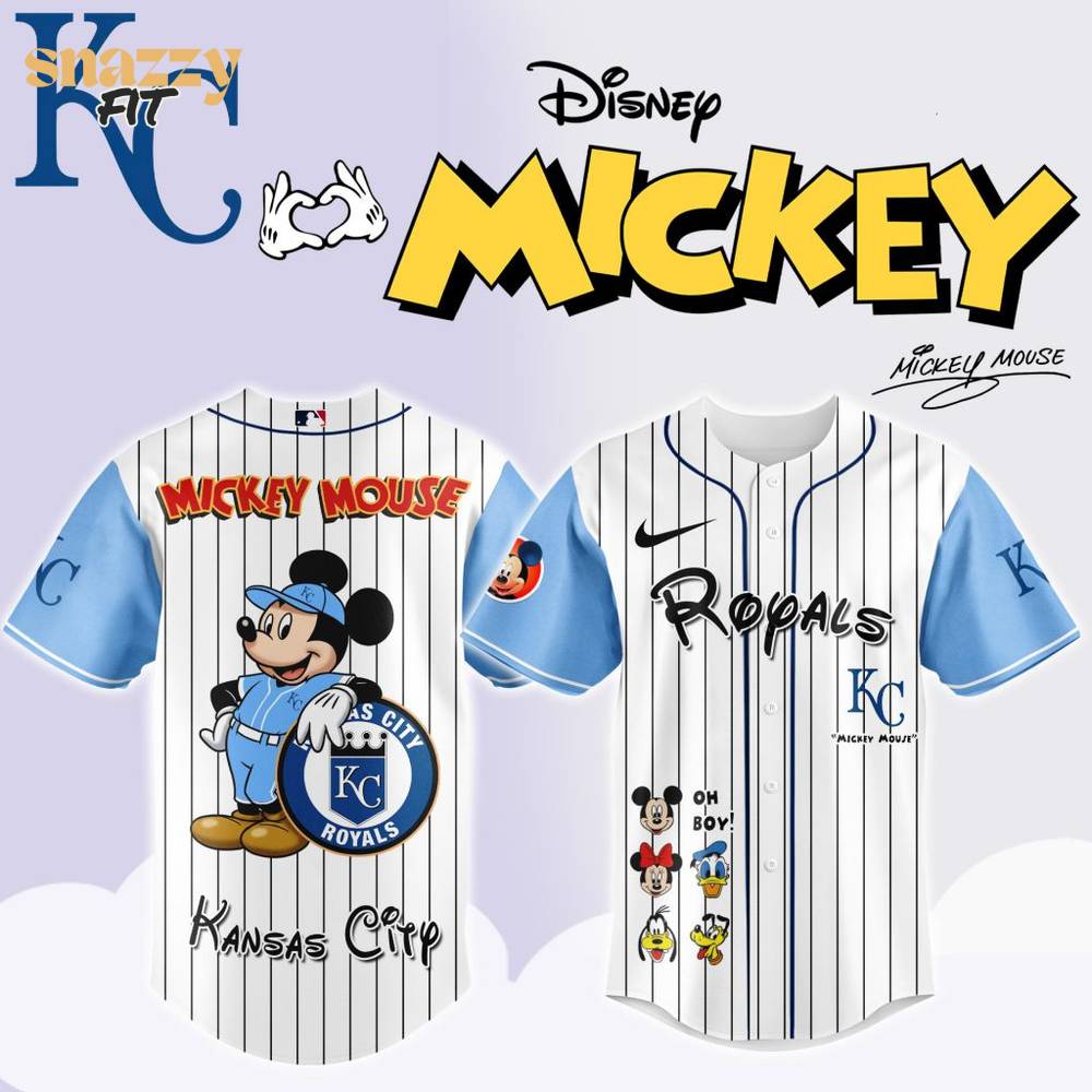 Kansas City Royals Mickey Mouse And Friends Jersey Kansas City Royals Mickey Mouse And Friends Jersey
