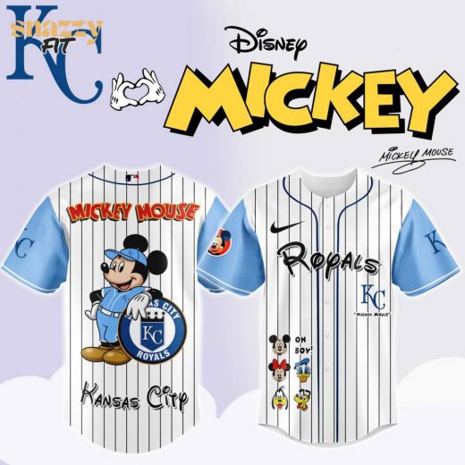Kansas City Royals Mickey Mouse And Friends Jersey
