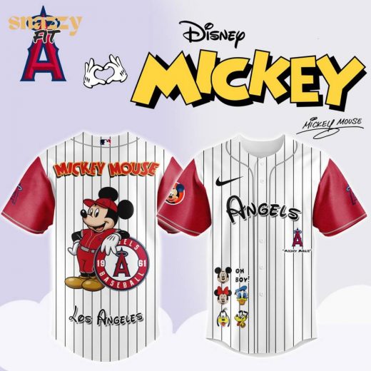 Los Angeles Angels Mickey Mouse And Friends Jersey