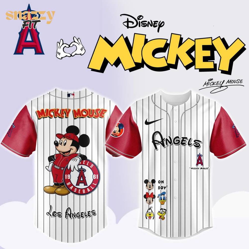 Los Angeles Angels Mickey Mouse And Friends Jersey Los Angeles Angels Mickey Mouse And Friends Jersey