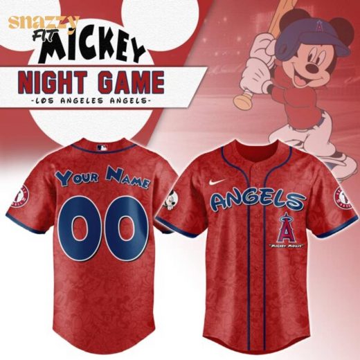Los Angeles Angels Mickey Mouse Night Game Jersey