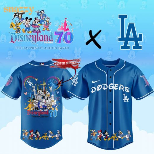 Los Angeles Dodgers Disneyland 70 Magical Year Jersey 2025