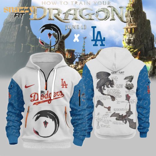 Los Angeles Dodgers How to Train Your Dragon Limited Hoodie 2025