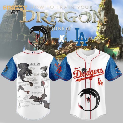 Los Angeles Dodgers How to Train Your Dragon Limited Jersey 2025 V2