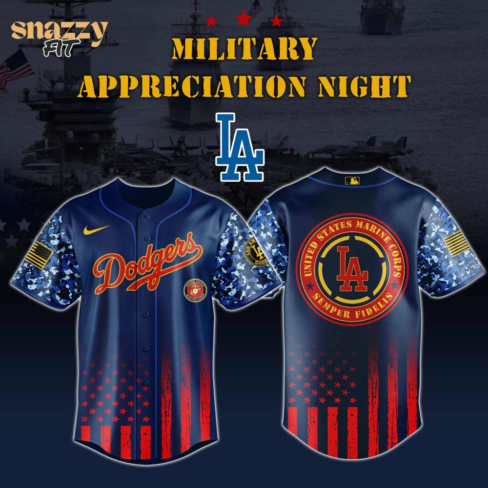 Los Angeles Dodgers Marine Corps Military Appreciation Night Jersey Los Angeles Dodgers Marine Corps Military Appreciation Night Jersey