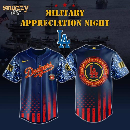 Los Angeles Dodgers Marine Corps Military Appreciation Night Jersey