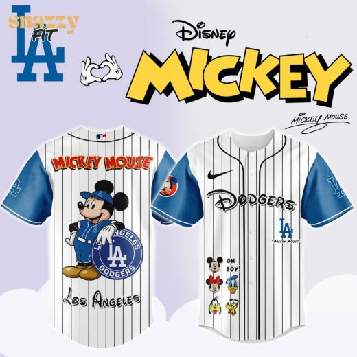 Los Angeles Dodgers Mickey Mouse And Friends Jersey