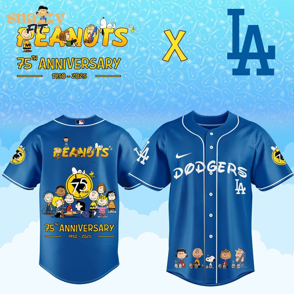 Los Angeles Dodgers Peanuts 75 Magical Year Jersey 2025 Los Angeles Dodgers Peanuts 75 Magical Year Jersey 2025