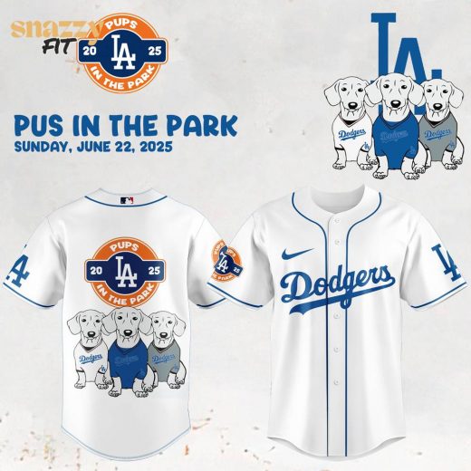 Los Angeles Dodgers Pups In The Park Jersey 2025 V2