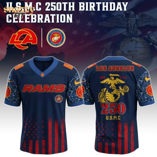 Los Angeles Rams US U.S.M.C 250th Birthday Limited Edition Jersey