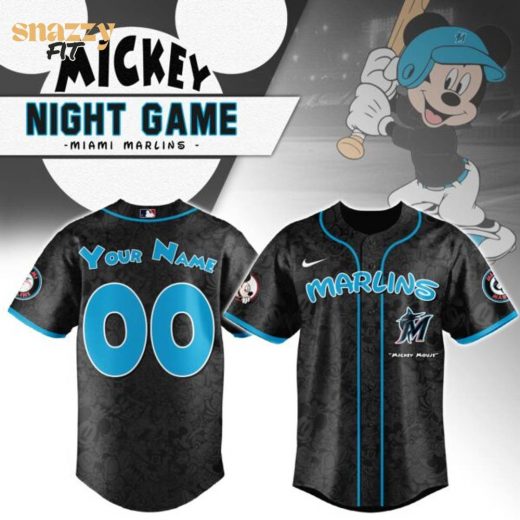 Miami Marlins Mickey Mouse Night Game Jersey