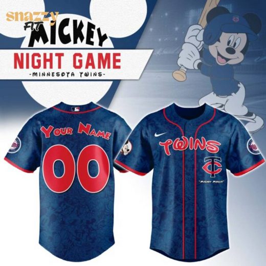 Minnesota Twins Mickey Mouse Night Game Jersey