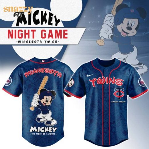 Minnesota Twins Mickey Mouse Night Game Jersey V2