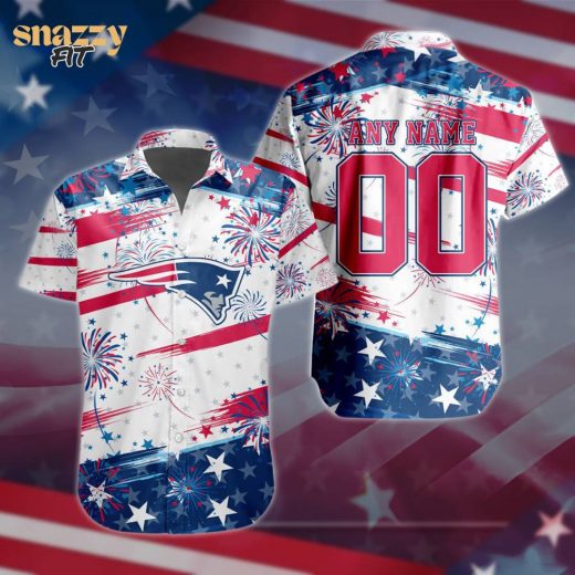 New England Patriots Special Independence Day 4th Of July Hawaiian Shirt