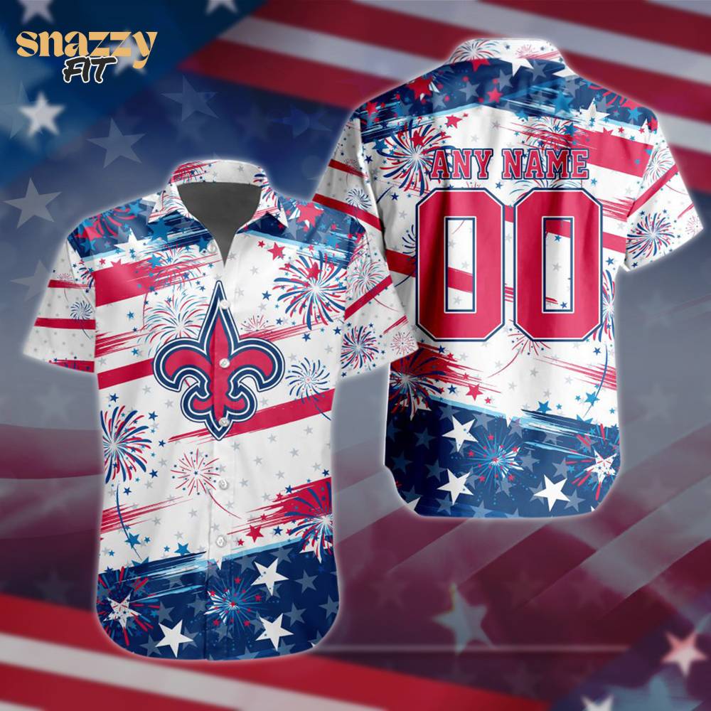 New Orleans Saints Special Independence Day 4th Of July Hawaiian Shirt New Orleans Saints Special Independence Day 4th Of July Hawaiian Shirt