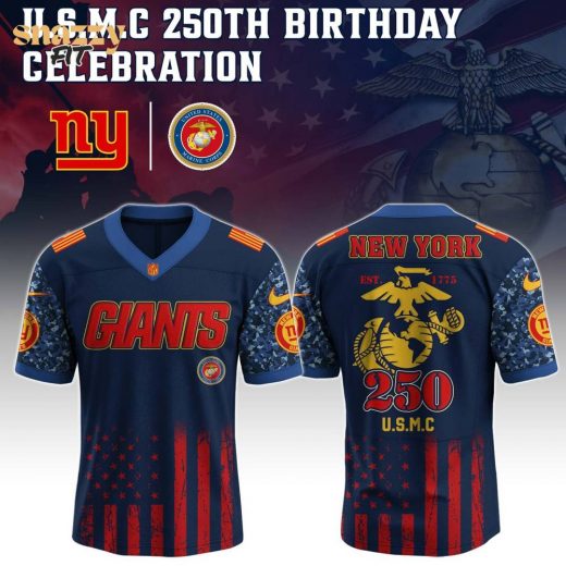 New York Giants US U.S.M.C 250th Birthday Limited Edition Jersey
