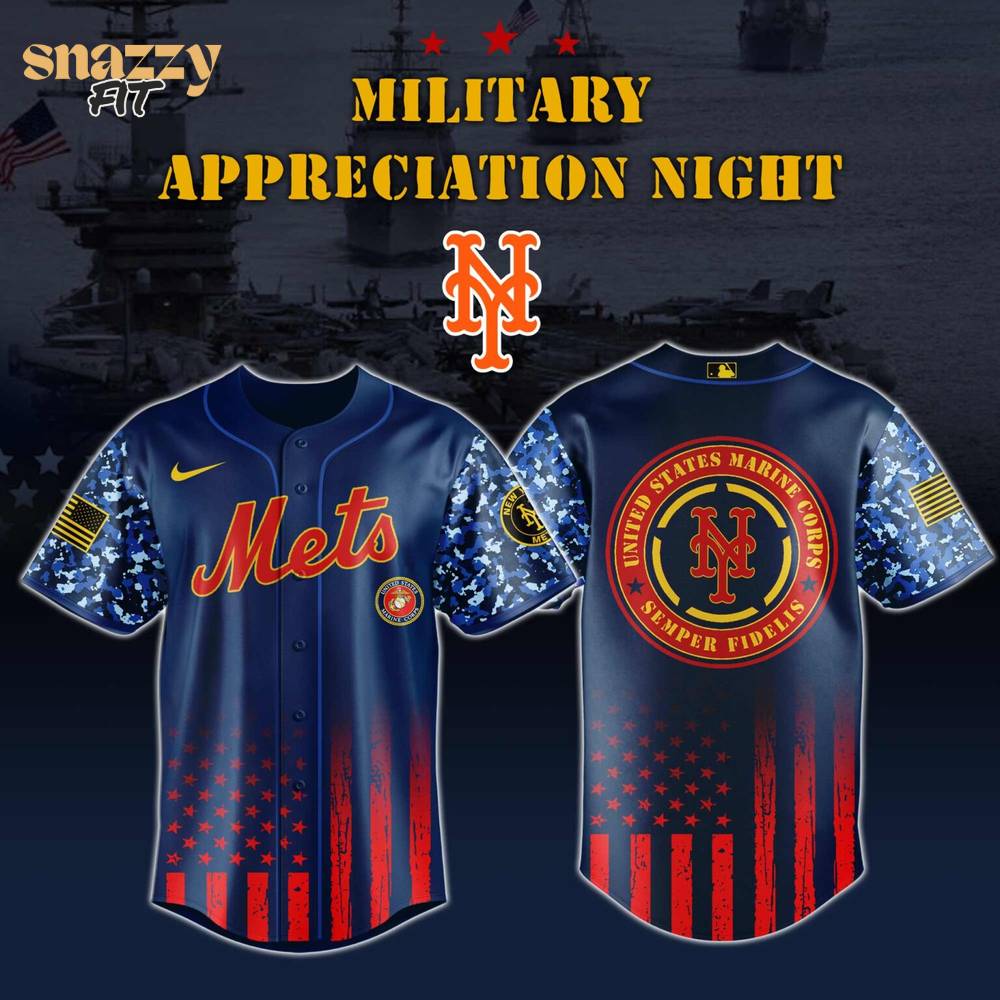 New York Mets Marine Corps Military Appreciation Night Jersey New York Mets Marine Corps Military Appreciation Night Jersey
