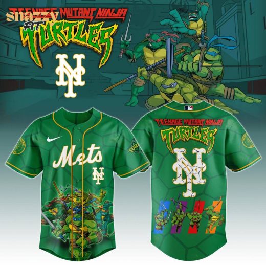 New York Mets Ninja Turtles Limited Edition Jersey 2025