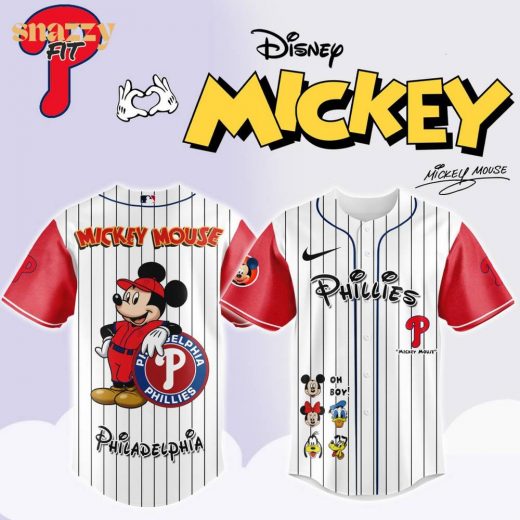 Philadelphia Phillies Mickey Mouse And Friends Jersey